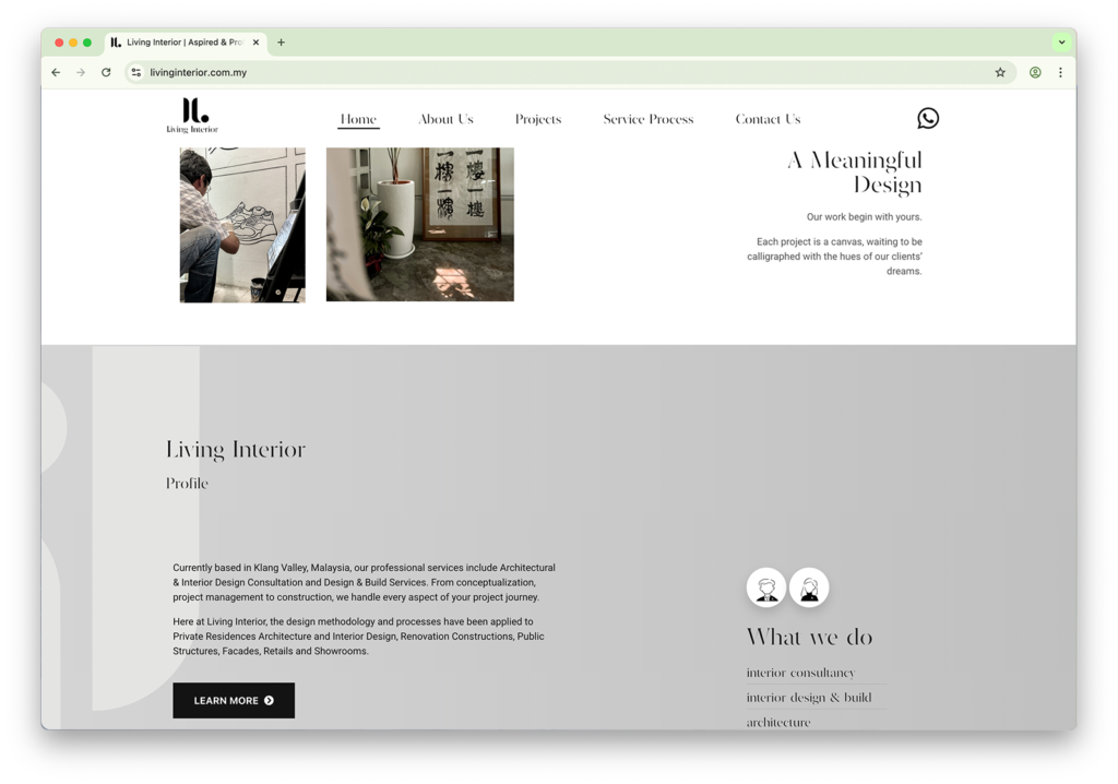 living interior website
